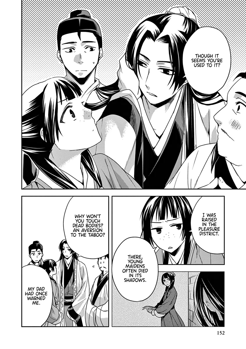 Kusuriya no Hitorigoto - Maomao no Koukyuu Nazotoki Techou Chapter 9 page 20 - Chapter 9: A Maidservant's Death