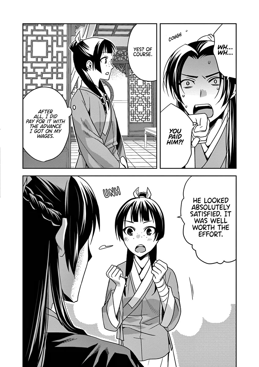 Kusuriya no Hitorigoto - Maomao no Koukyuu Nazotoki Techou Chapter 9 page 8 - Chapter 9: A Maidservant's Death