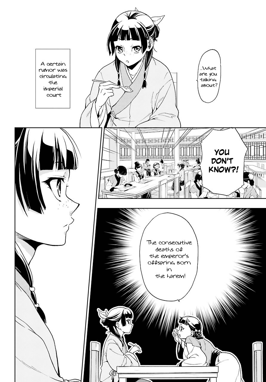 Kusuriya no Hitorigoto Chapter 1 page 11 - Chapter 1: The Harem's Curse