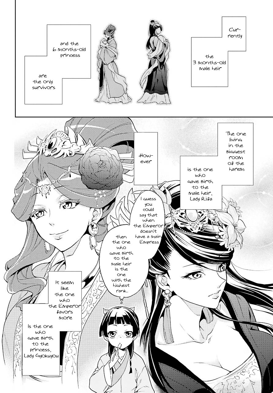Kusuriya no Hitorigoto Chapter 1 page 13 - Chapter 1: The Harem's Curse