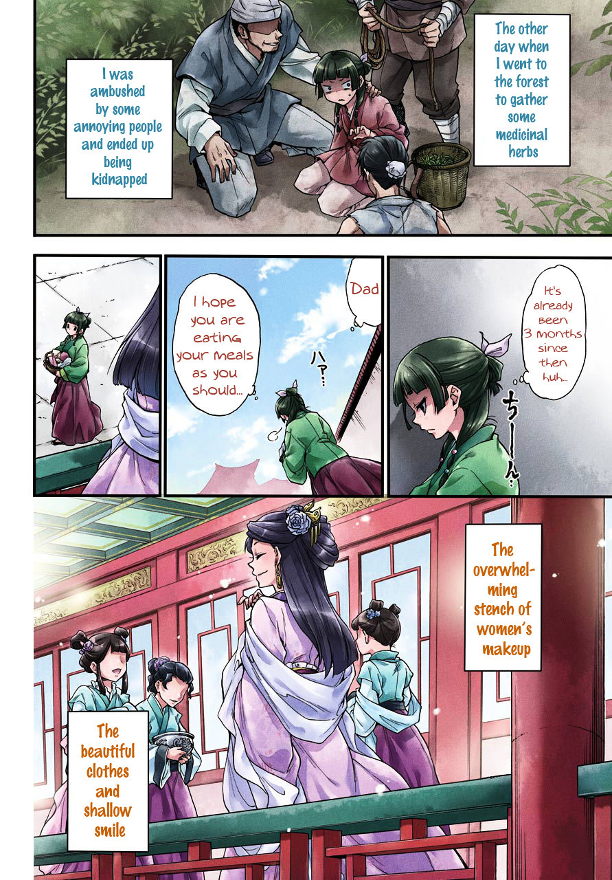 Kusuriya no Hitorigoto Chapter 1 page 3 - Chapter 1: The Harem's Curse