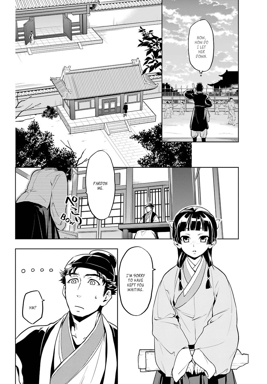 Kusuriya no Hitorigoto Chapter 10 page 14 - Chapter 10: The Meaning of A Hairpin