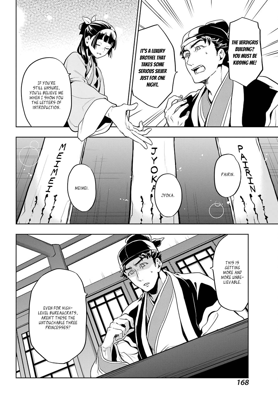 Kusuriya no Hitorigoto Chapter 10 page 20 - Chapter 10: The Meaning of A Hairpin