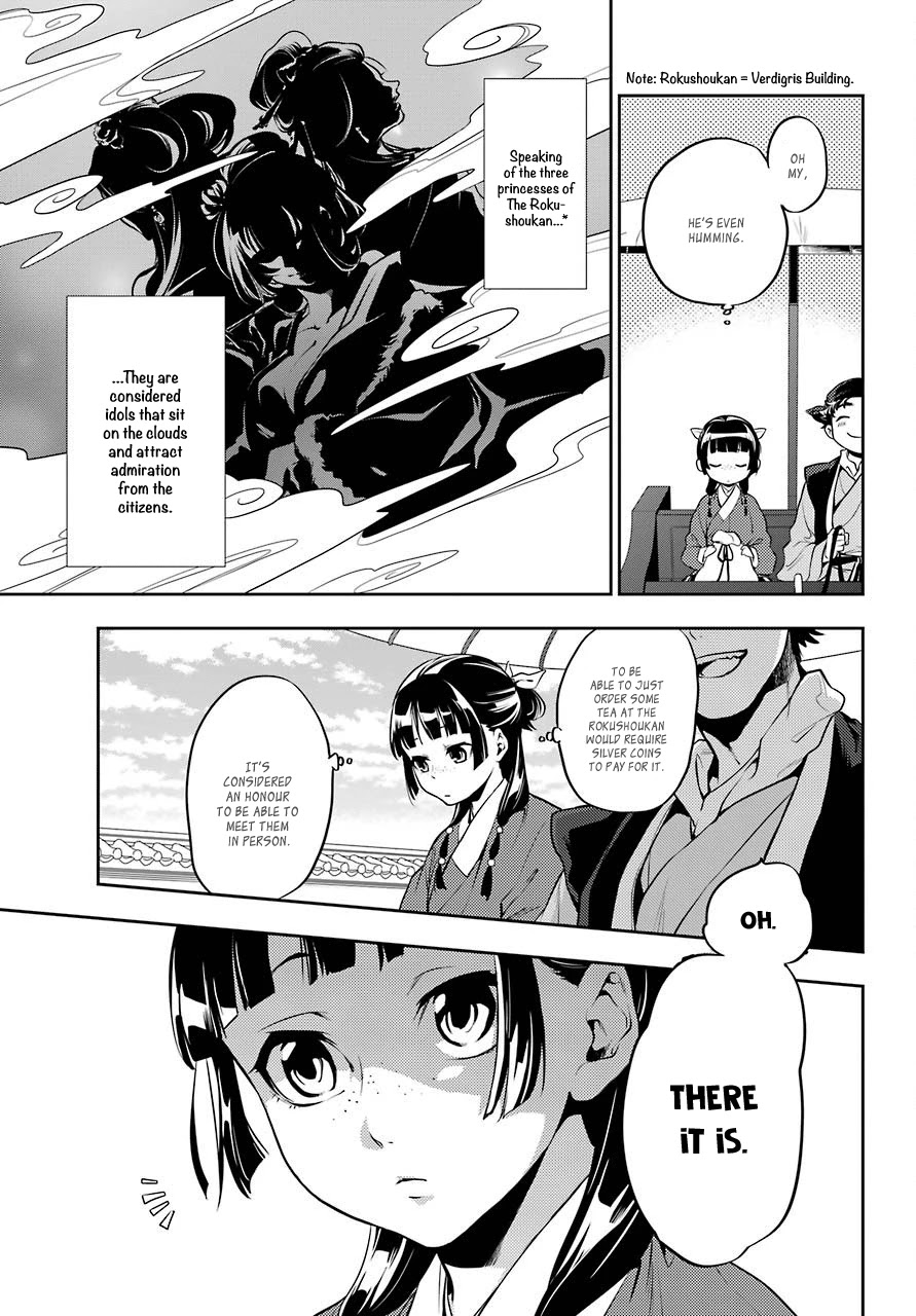 Kusuriya no Hitorigoto Chapter 11 page 5 - Chapter 11: Homecoming