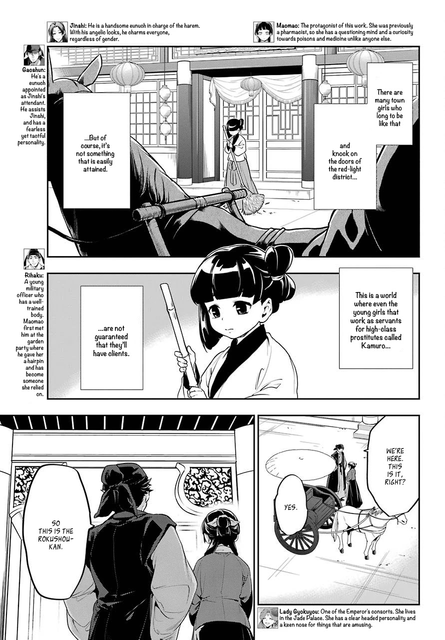 Kusuriya no Hitorigoto Chapter 11 page 8 - Chapter 11: Homecoming