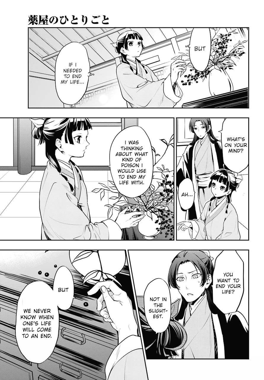 Kusuriya no Hitorigoto Chapter 15 page 12 - Chapter 15: A Request to Mao Mao