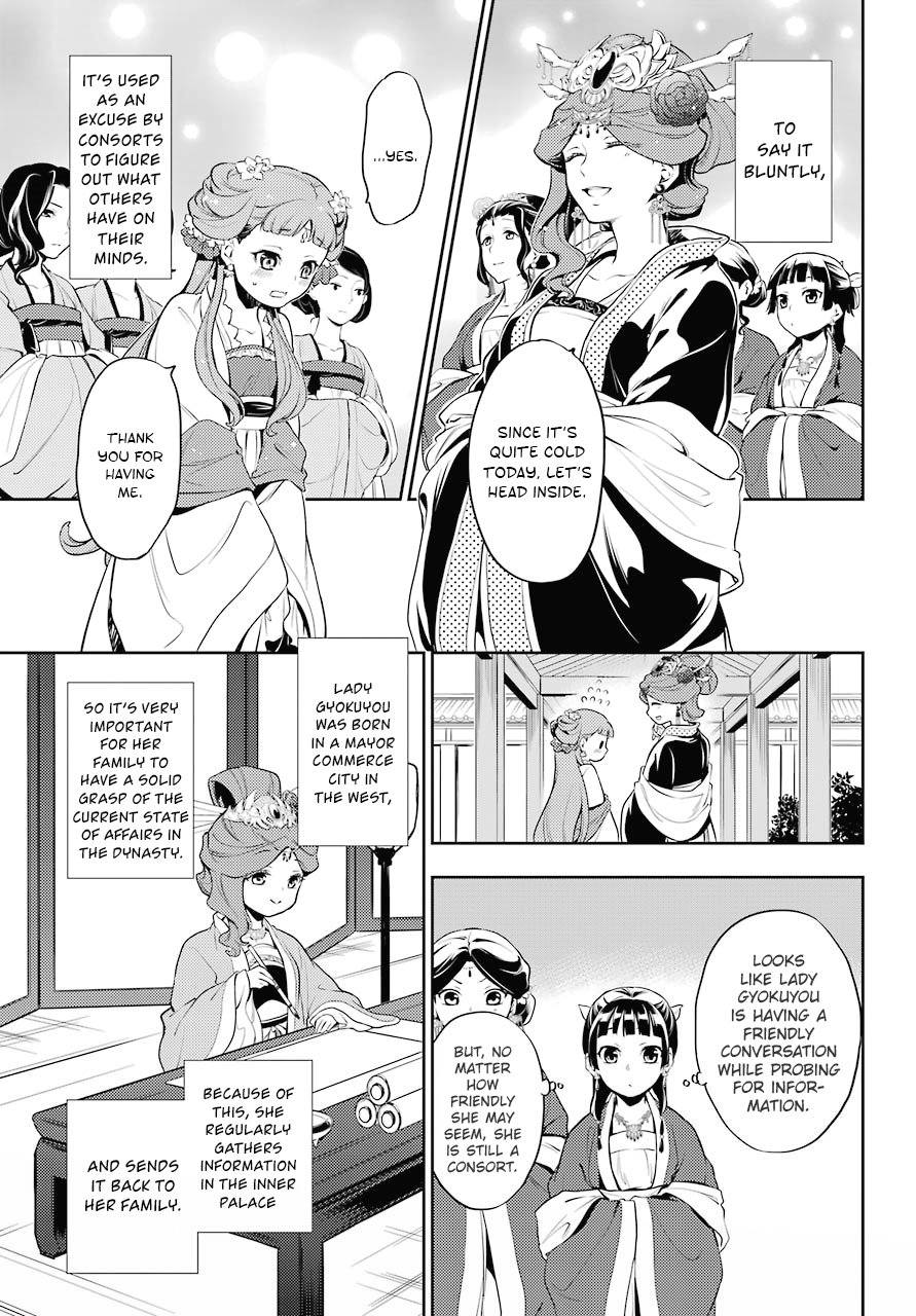 Kusuriya no Hitorigoto Chapter 15 page 20 - Chapter 15: A Request to Mao Mao