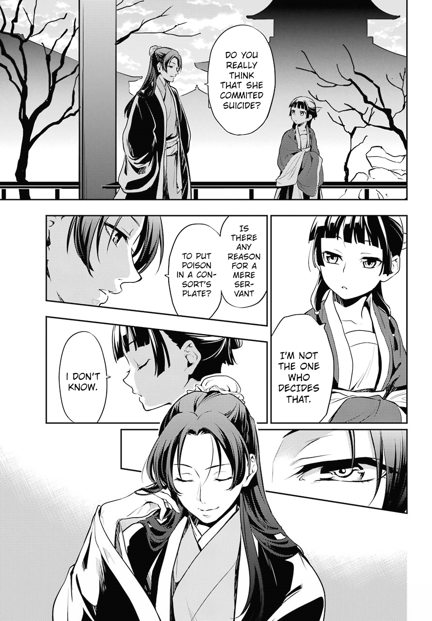 Kusuriya no Hitorigoto Chapter 15 page 28 - Chapter 15: A Request to Mao Mao