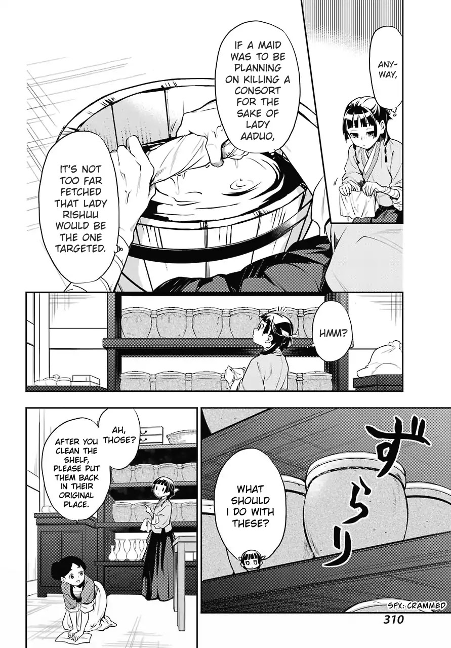 Kusuriya no Hitorigoto Chapter 16 page 10 - Chapter 16: Honey (Part 1)