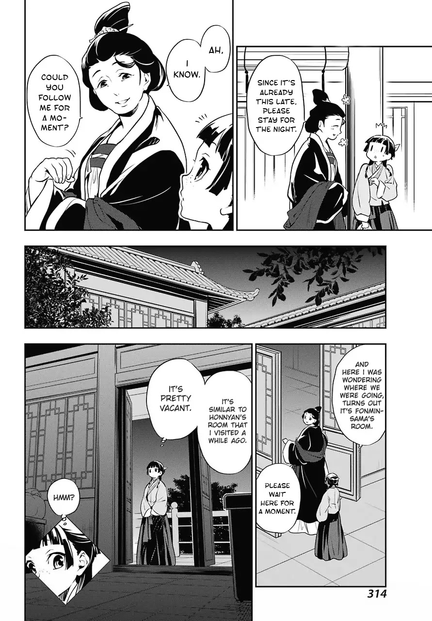 Kusuriya no Hitorigoto Chapter 16 page 14 - Chapter 16: Honey (Part 1)