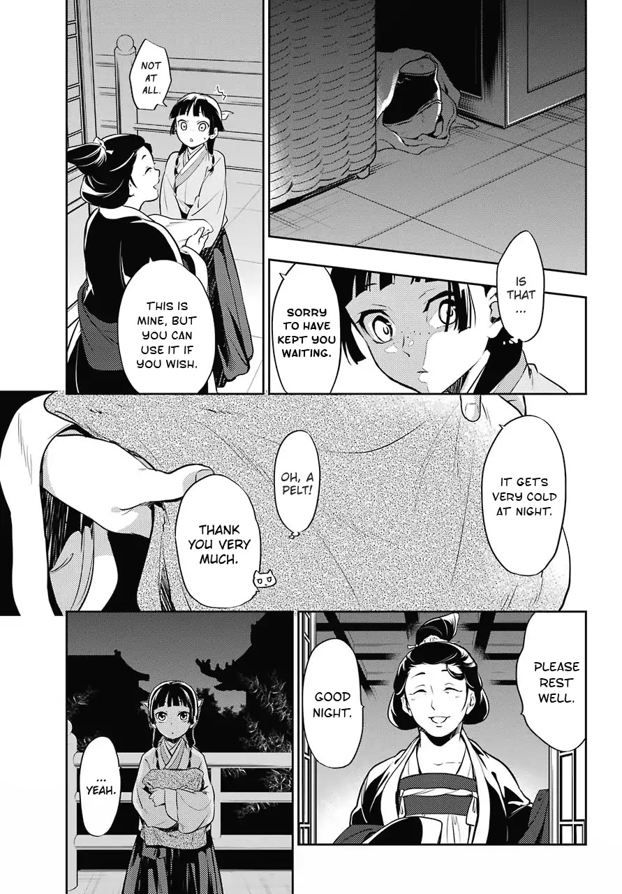 Kusuriya no Hitorigoto Chapter 16 page 15 - Chapter 16: Honey (Part 1)