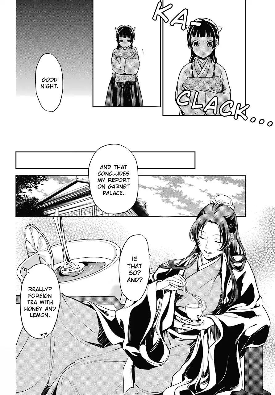 Kusuriya no Hitorigoto Chapter 16 page 16 - Chapter 16: Honey (Part 1)