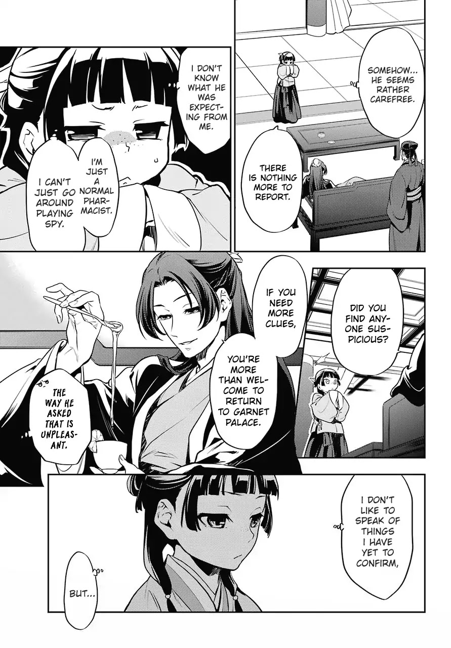 Kusuriya no Hitorigoto Chapter 16 page 17 - Chapter 16: Honey (Part 1)