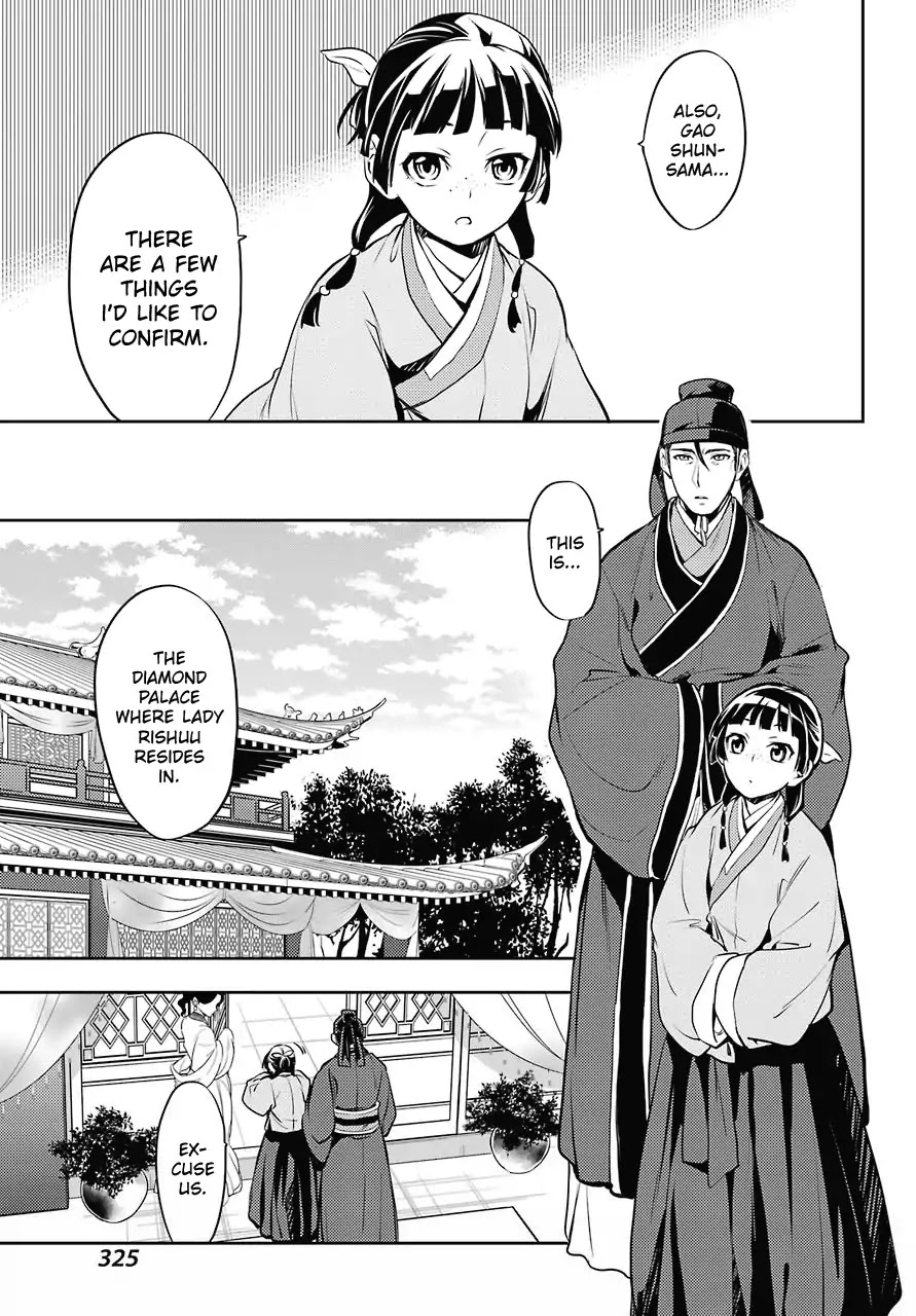 Kusuriya no Hitorigoto Chapter 16 page 25 - Chapter 16: Honey (Part 1)