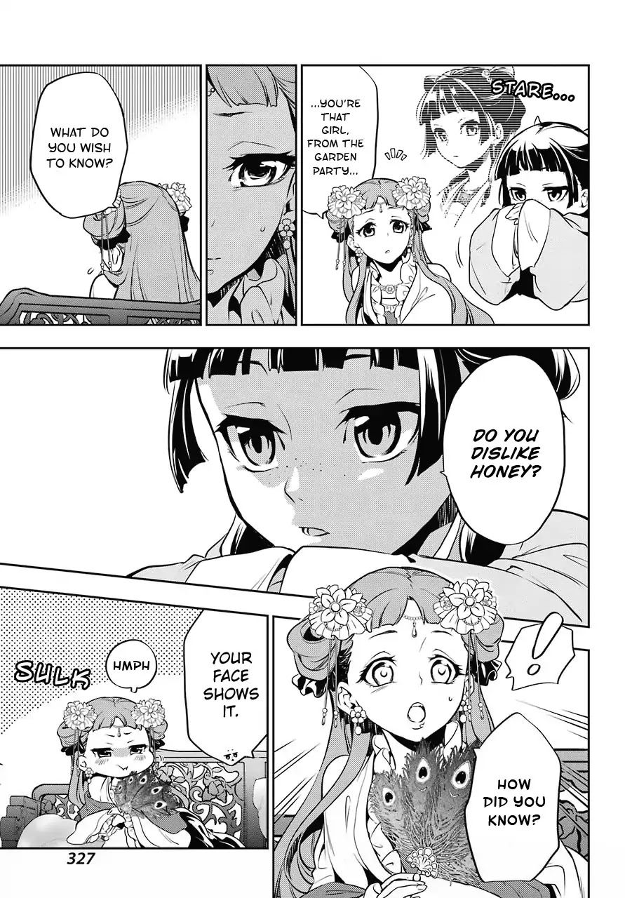 Kusuriya no Hitorigoto Chapter 16 page 27 - Chapter 16: Honey (Part 1)