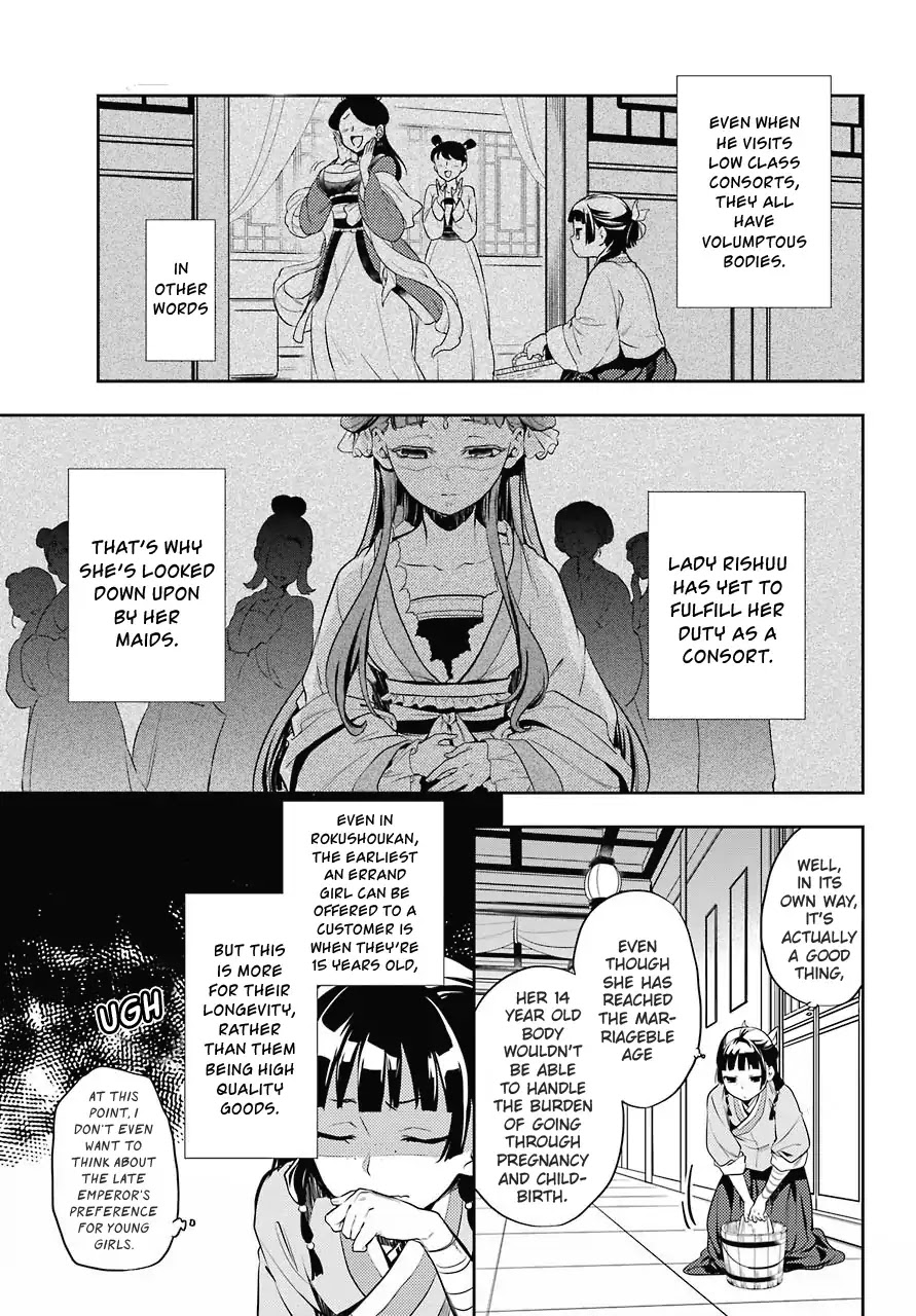 Kusuriya no Hitorigoto Chapter 16 page 9 - Chapter 16: Honey (Part 1)