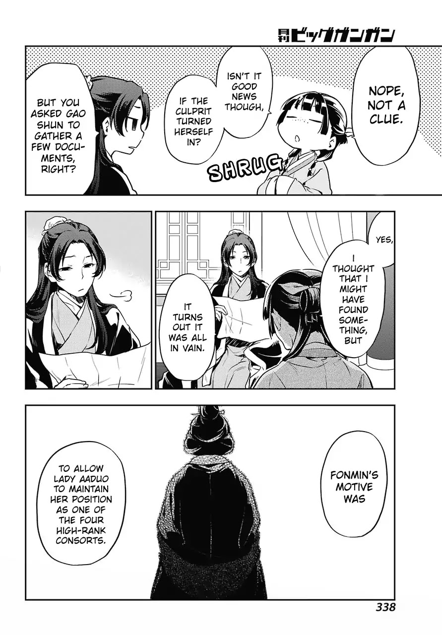 Kusuriya no Hitorigoto Chapter 17 page 34 - Chapter 17: Honey (Part 2)