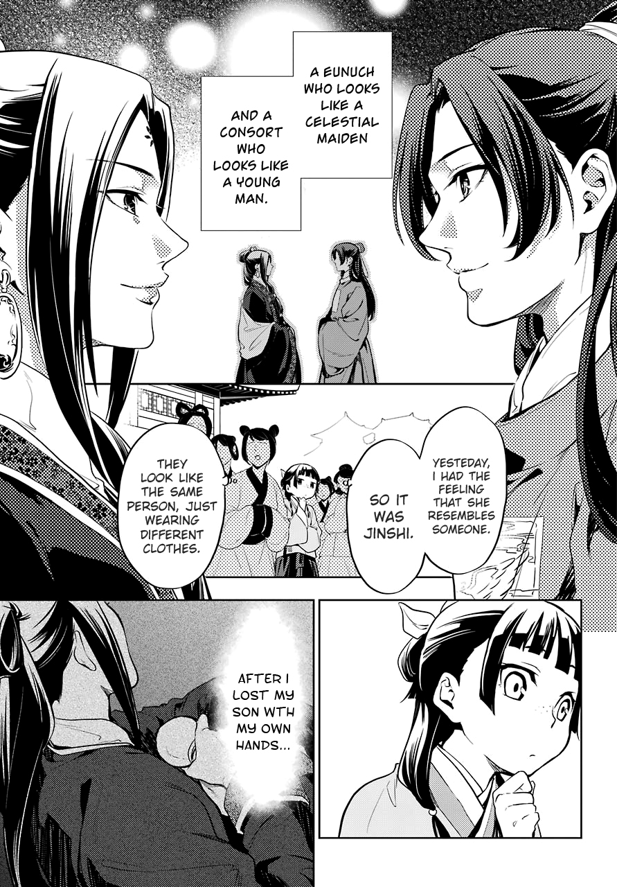 Kusuriya no Hitorigoto Chapter 18 page 20 - Chapter 18: Consort Aaduo