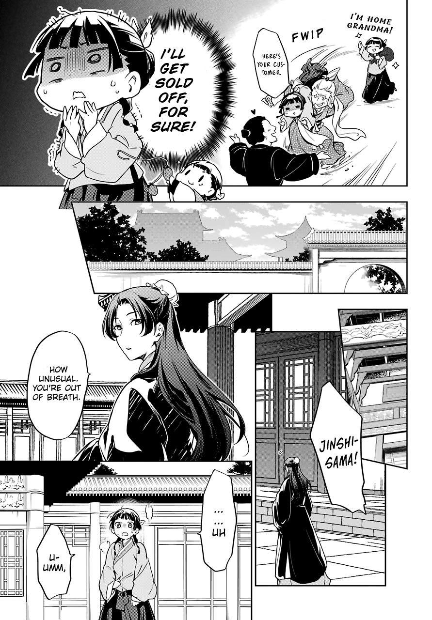 Kusuriya no Hitorigoto Chapter 19 page 9 - Chapter 19: Crossroads