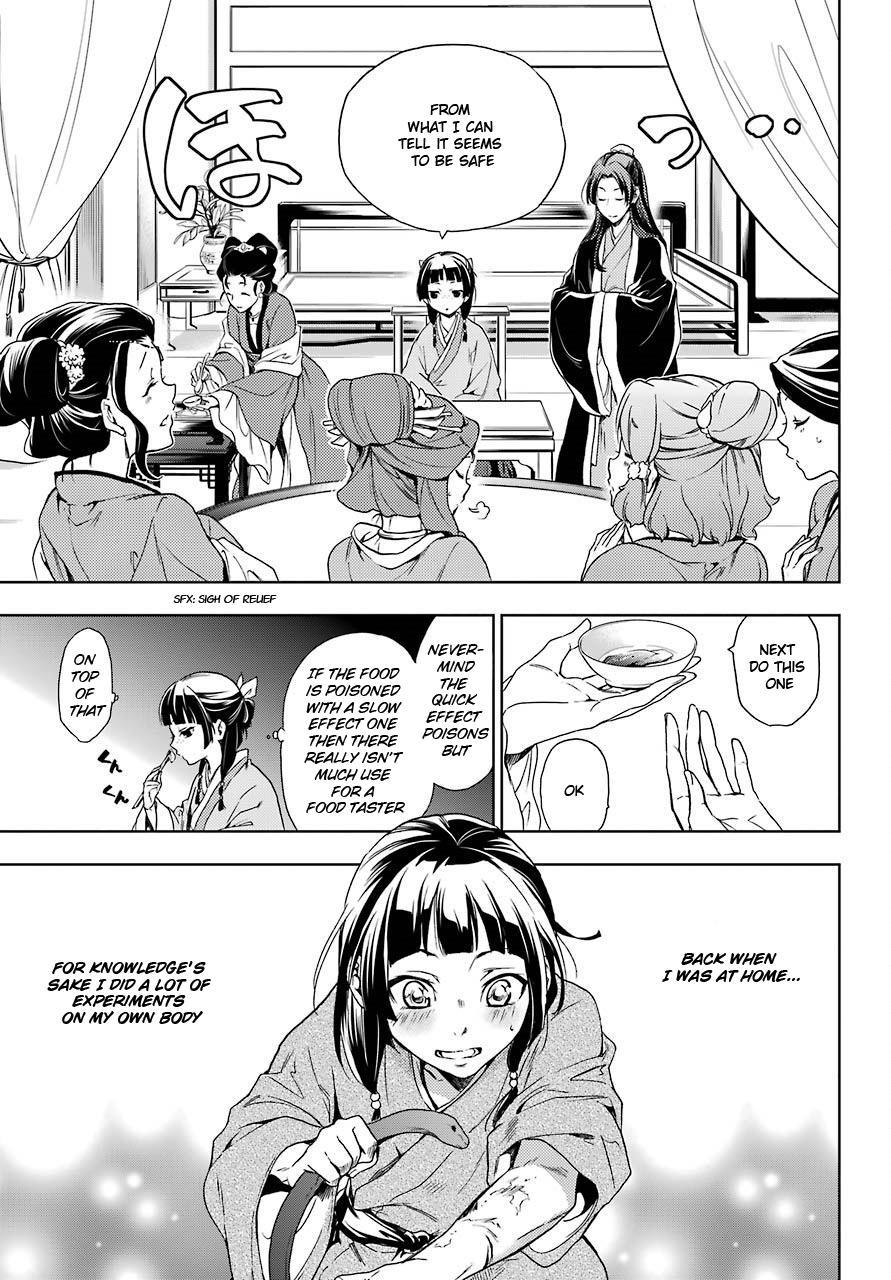Kusuriya no Hitorigoto Chapter 2 page 15 - Chapter 2: Mad Scientist