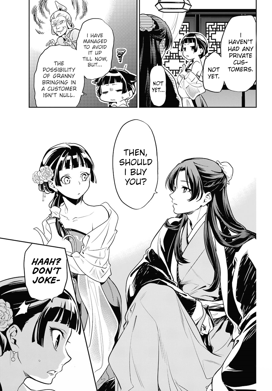 Kusuriya no Hitorigoto Chapter 20 page 11 - Chapter 20: The Eunuch and The Courtesan