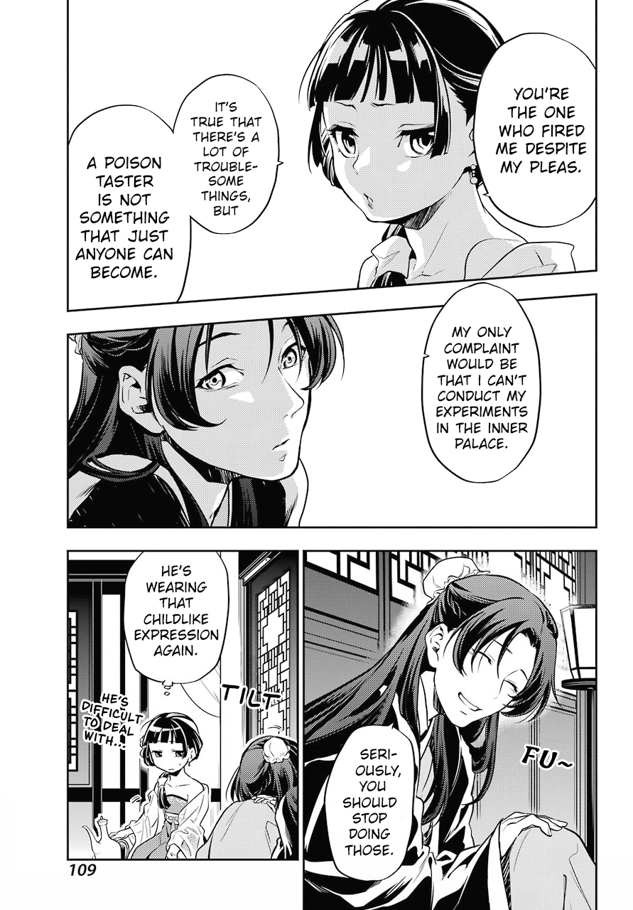 Kusuriya no Hitorigoto Chapter 20 page 13 - Chapter 20: The Eunuch and The Courtesan