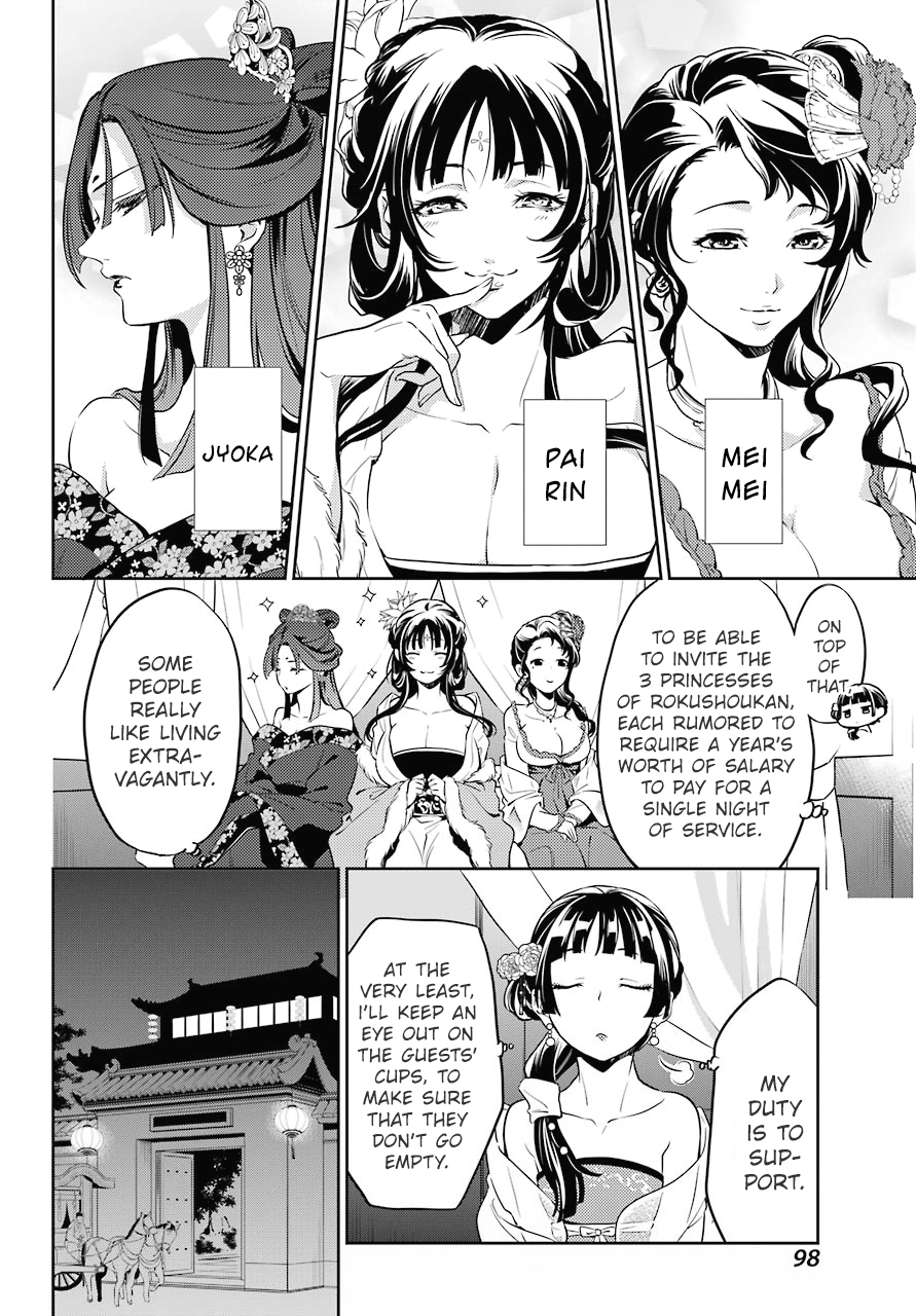 Kusuriya no Hitorigoto Chapter 20 page 2 - Chapter 20: The Eunuch and The Courtesan