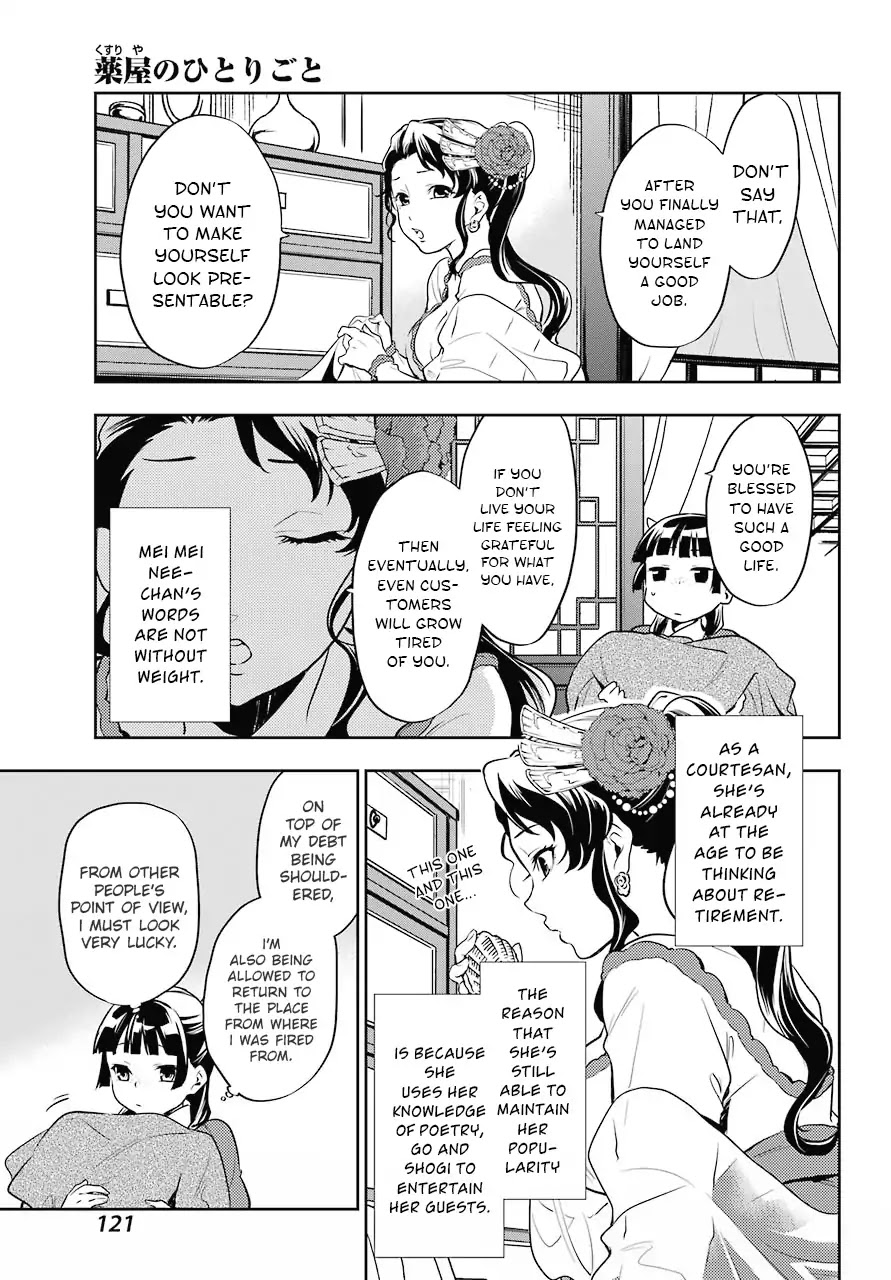 Kusuriya no Hitorigoto Chapter 21 page 3 - Chapter 21: The Packing