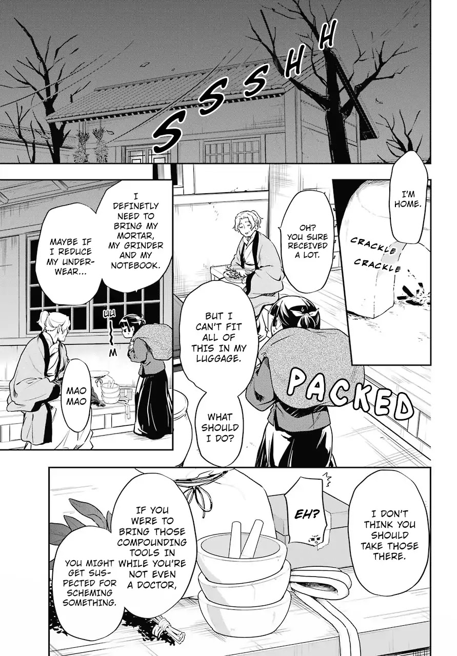 Kusuriya no Hitorigoto Chapter 21 page 5 - Chapter 21: The Packing