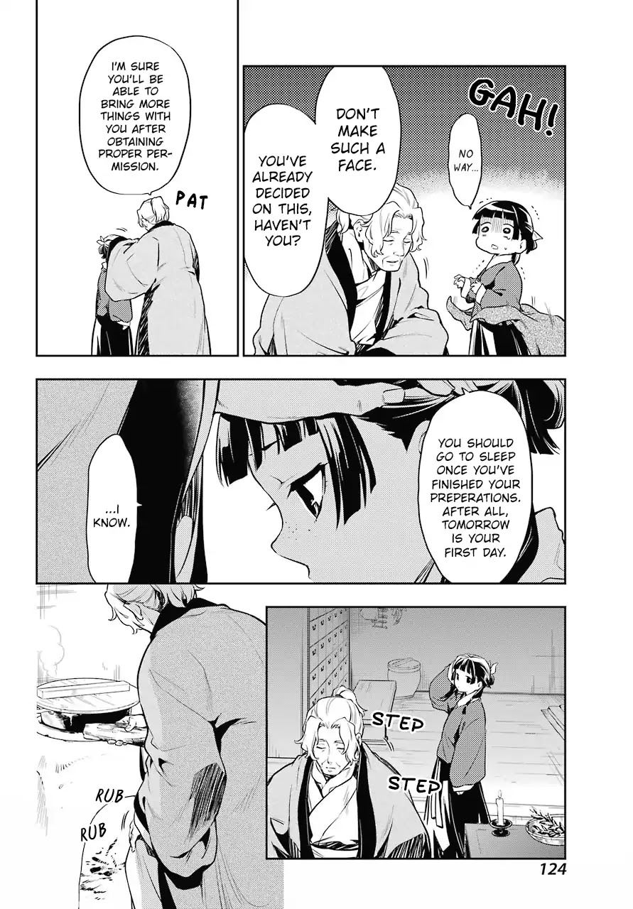 Kusuriya no Hitorigoto Chapter 21 page 6 - Chapter 21: The Packing