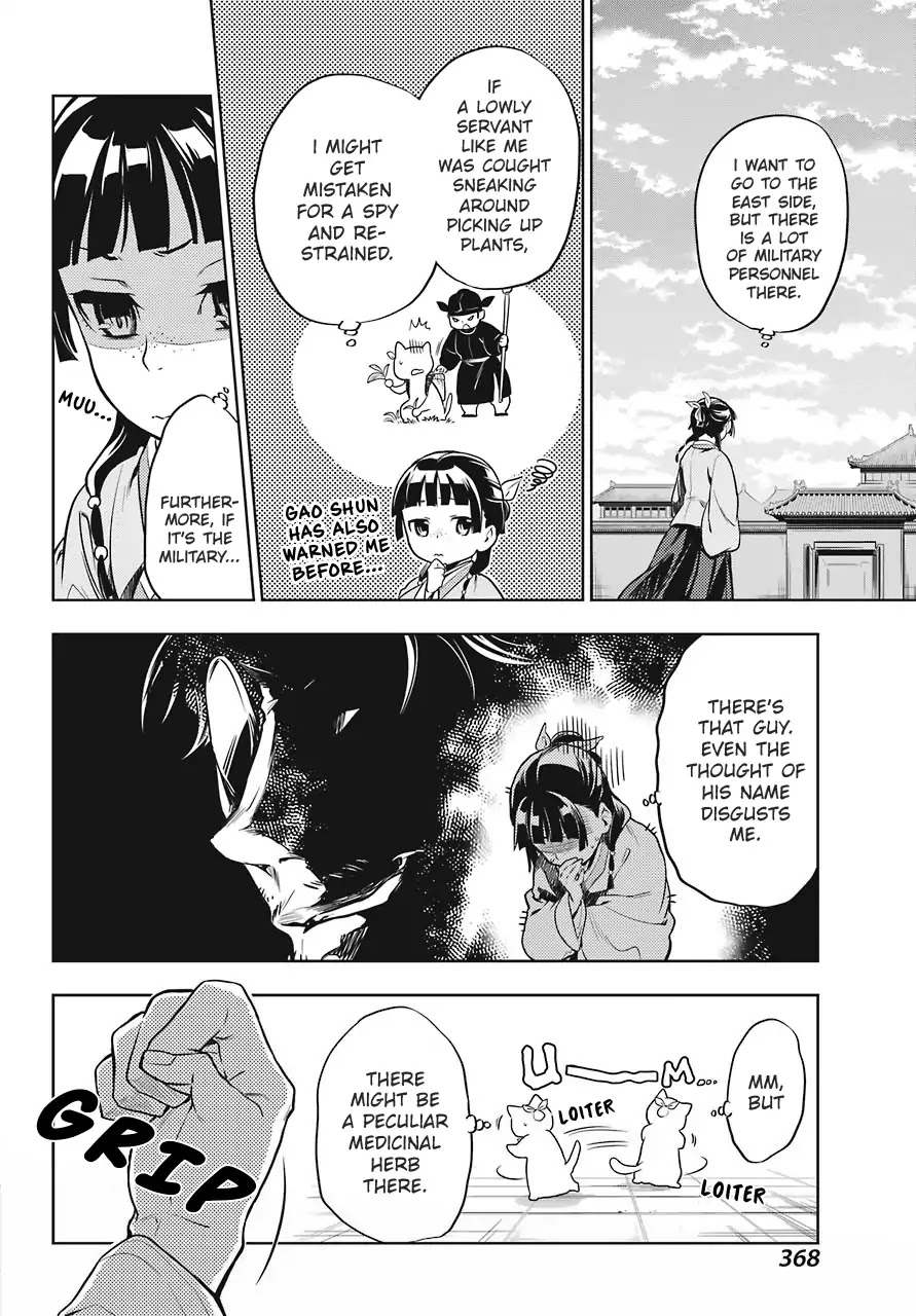Kusuriya no Hitorigoto Chapter 22 page 24 - Chapter 22: Outer Court Duty