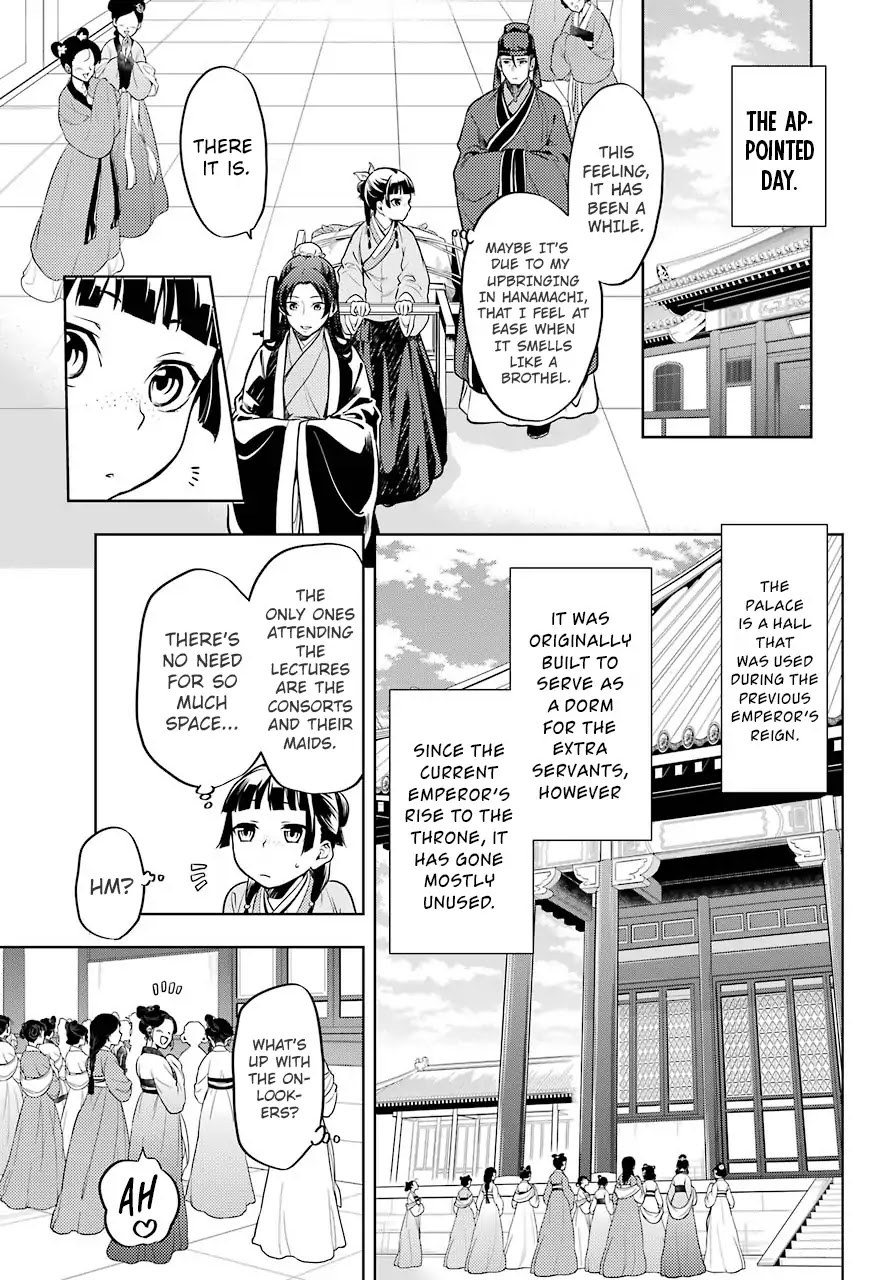 Kusuriya no Hitorigoto Chapter 23 page 11 - Chapter 23: Inner Court Lessons