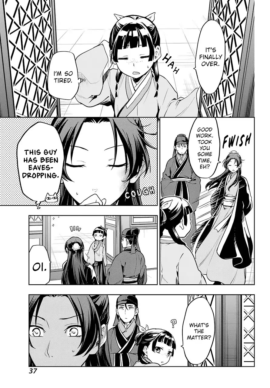 Kusuriya no Hitorigoto Chapter 23 page 23 - Chapter 23: Inner Court Lessons