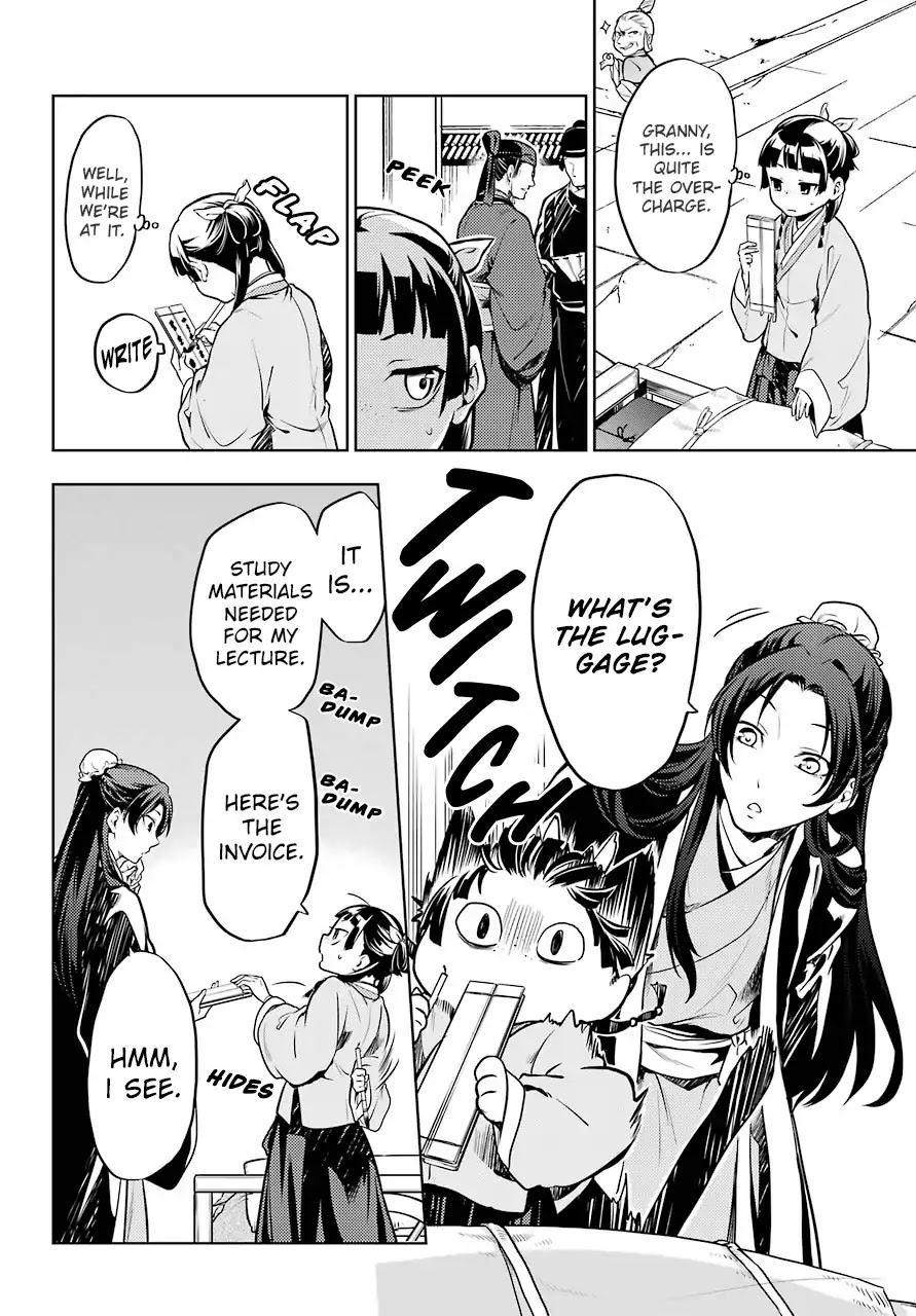 Kusuriya no Hitorigoto Chapter 23 page 8 - Chapter 23: Inner Court Lessons