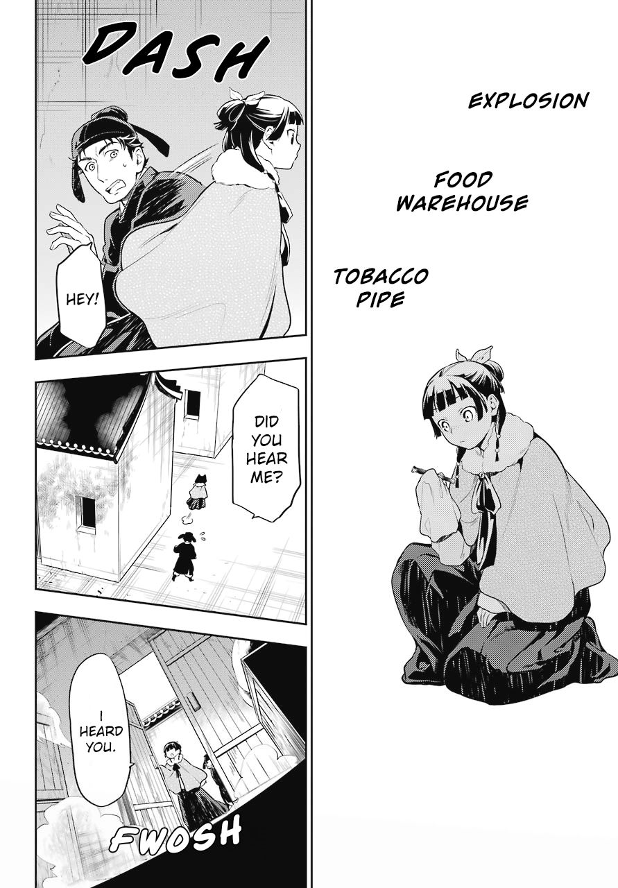Kusuriya no Hitorigoto Chapter 24 page 18 - Chapter 24: A Smoker's Pipe