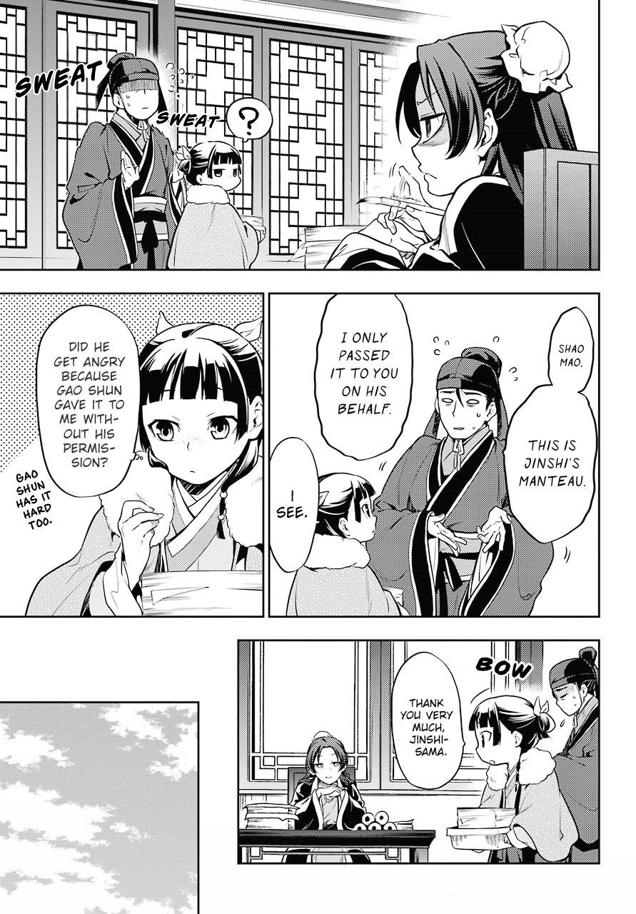 Kusuriya no Hitorigoto Chapter 24 page 7 - Chapter 24: A Smoker's Pipe