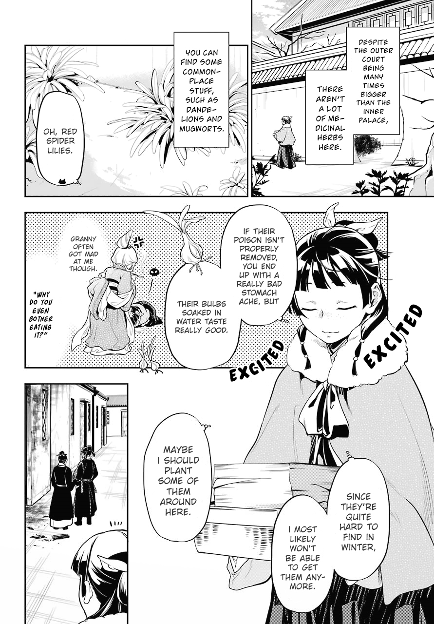 Kusuriya no Hitorigoto Chapter 24 page 8 - Chapter 24: A Smoker's Pipe