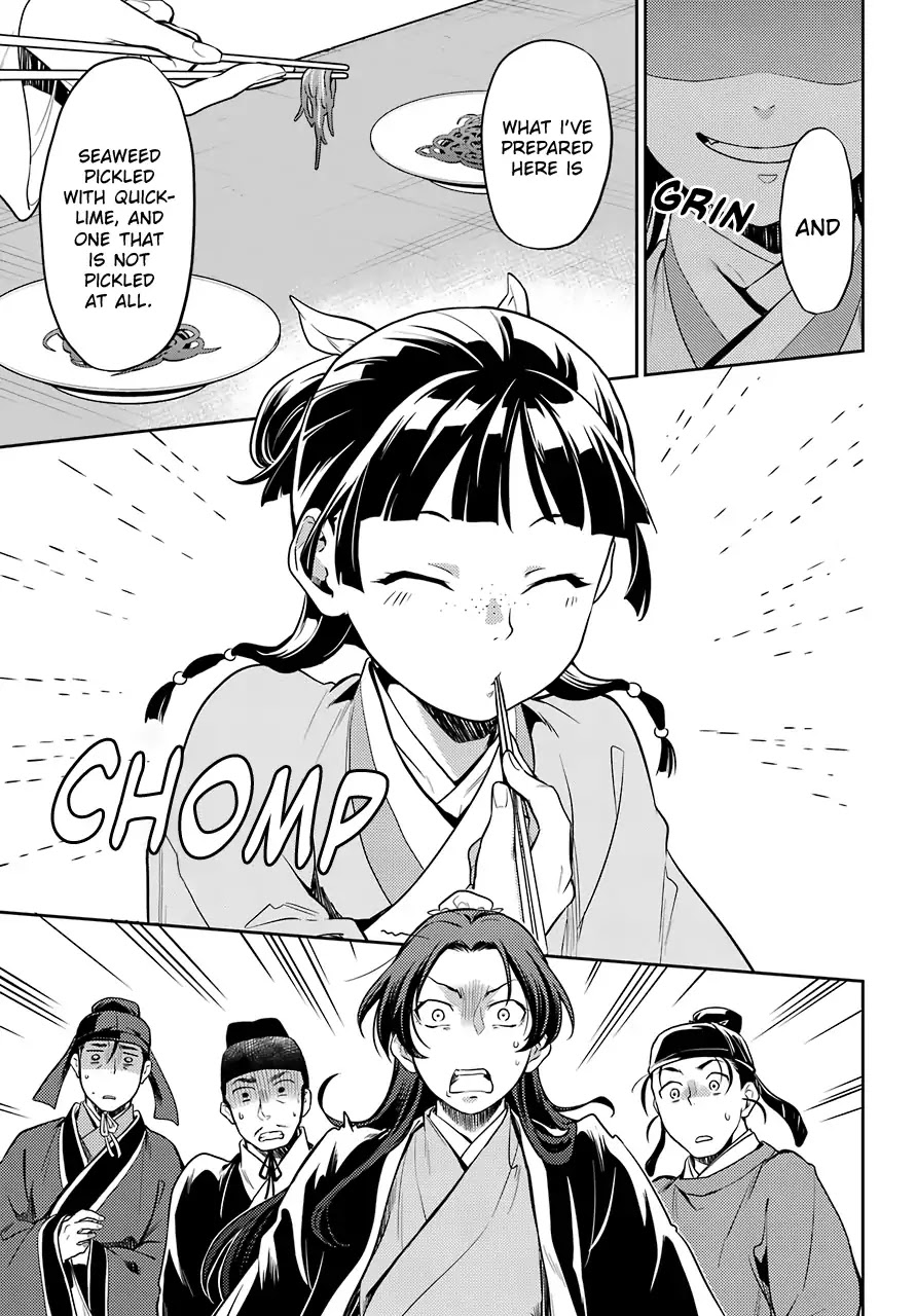 Kusuriya no Hitorigoto Chapter 25 page 23 - Chapter 25: Namasu