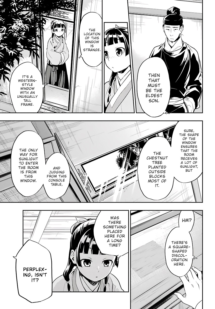 Kusuriya no Hitorigoto Chapter 26 page 13 - Chapter 26: The Lead