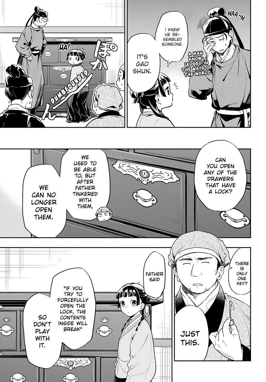 Kusuriya no Hitorigoto Chapter 26 page 21 - Chapter 26: The Lead