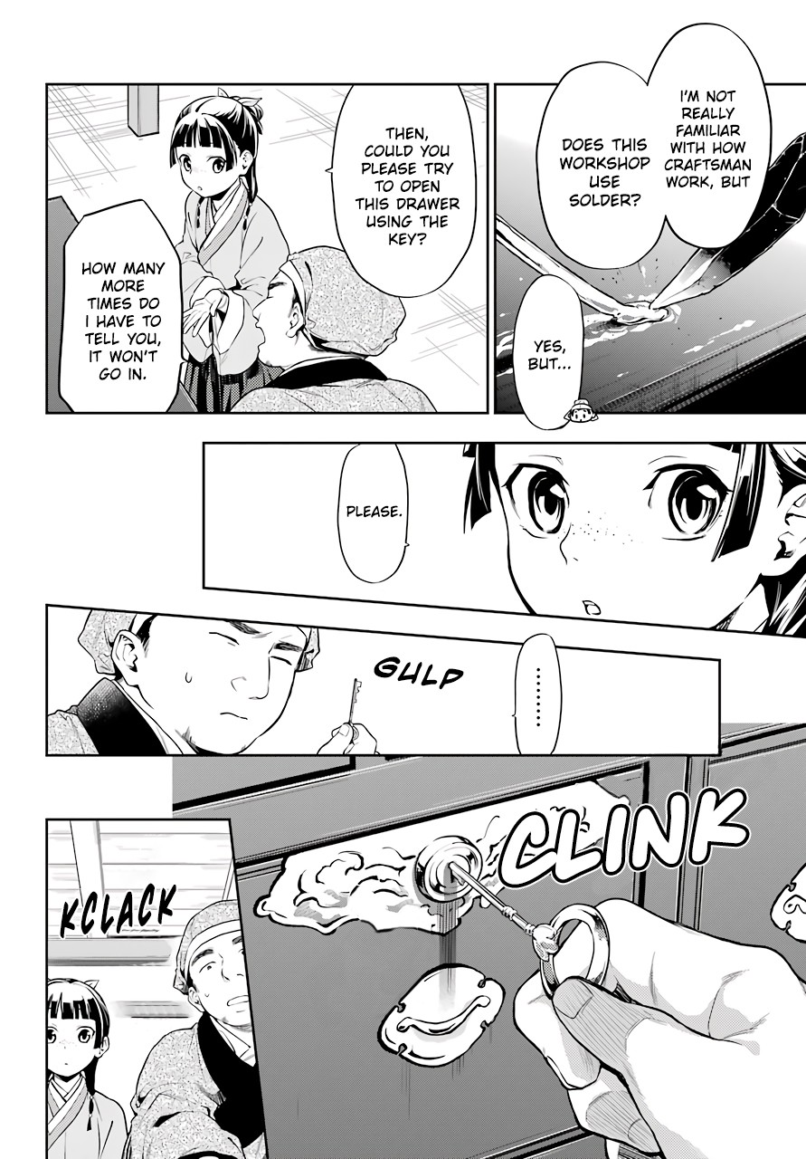 Kusuriya no Hitorigoto Chapter 26 page 28 - Chapter 26: The Lead