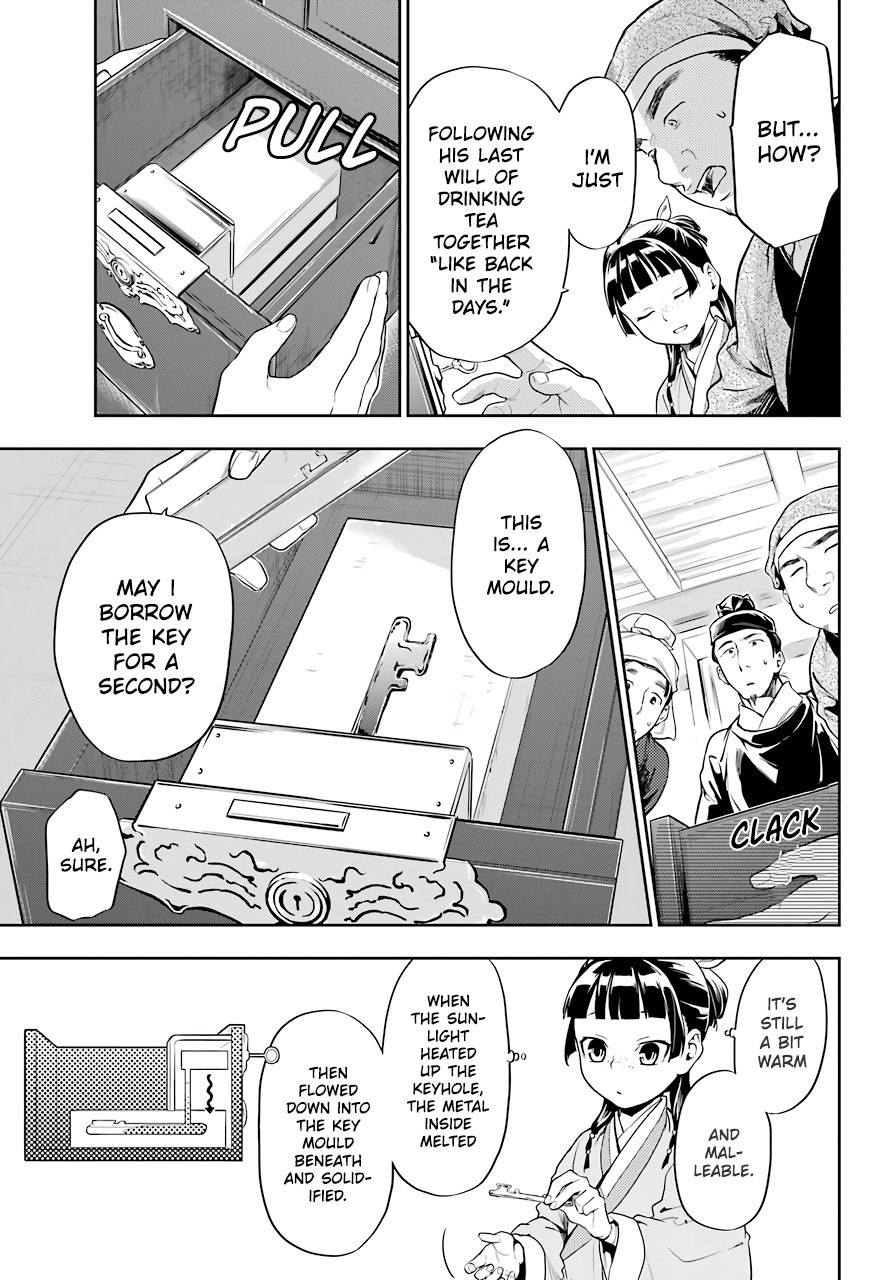 Kusuriya no Hitorigoto Chapter 26 page 29 - Chapter 26: The Lead