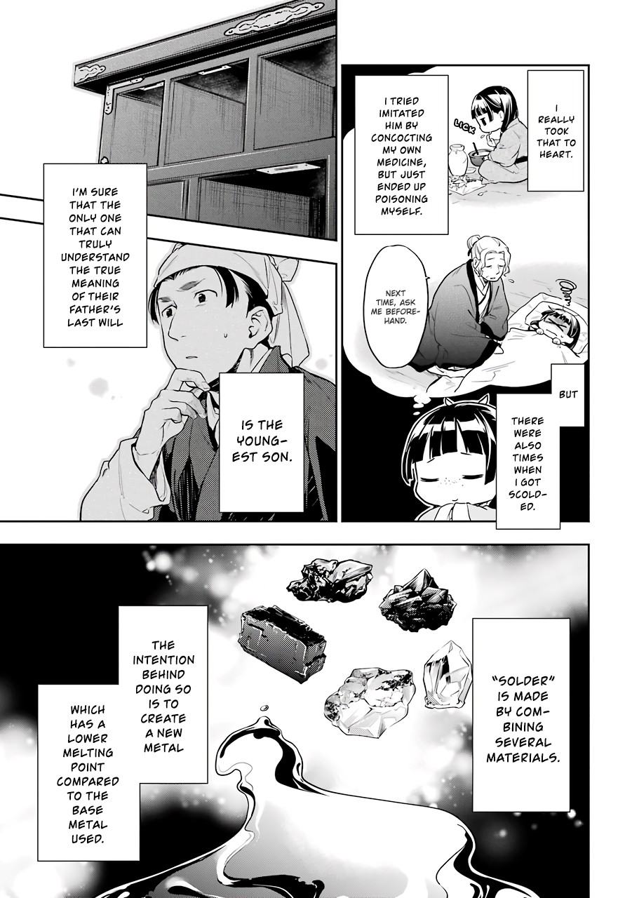 Kusuriya no Hitorigoto Chapter 26 page 33 - Chapter 26: The Lead