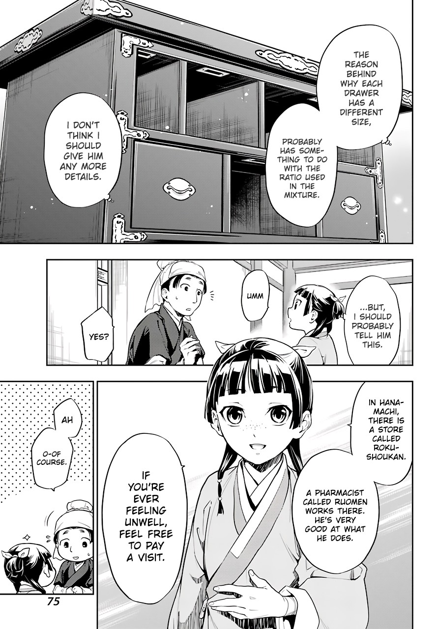 Kusuriya no Hitorigoto Chapter 26 page 35 - Chapter 26: The Lead