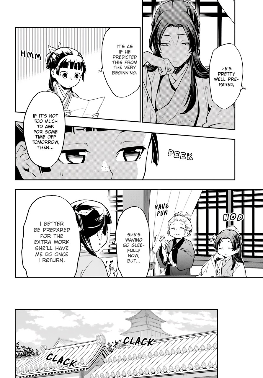 Kusuriya no Hitorigoto Chapter 26 page 6 - Chapter 26: The Lead