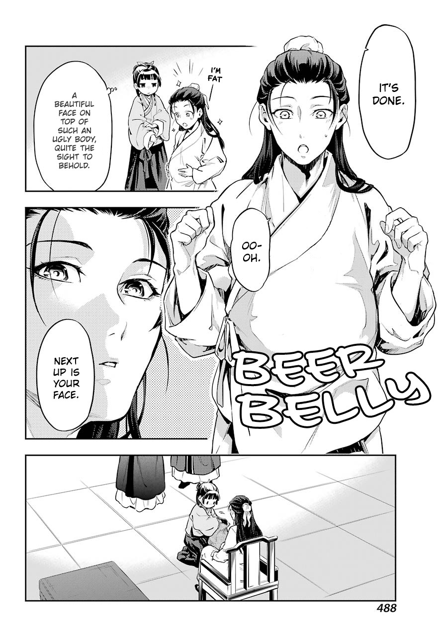 Kusuriya no Hitorigoto Chapter 27 page 16 - Chapter 27: Cosmetics