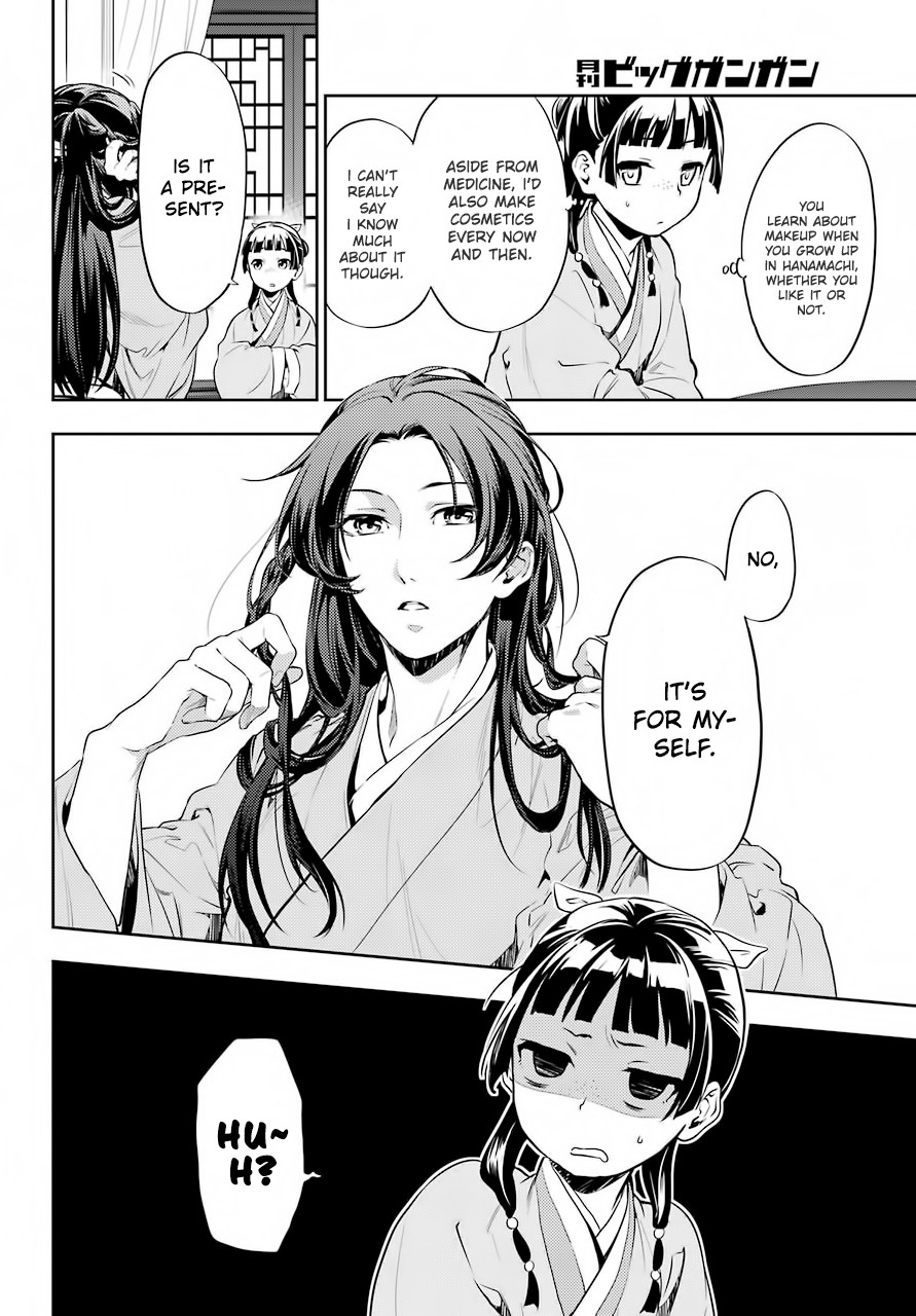 Kusuriya no Hitorigoto Chapter 27 page 2 - Chapter 27: Cosmetics