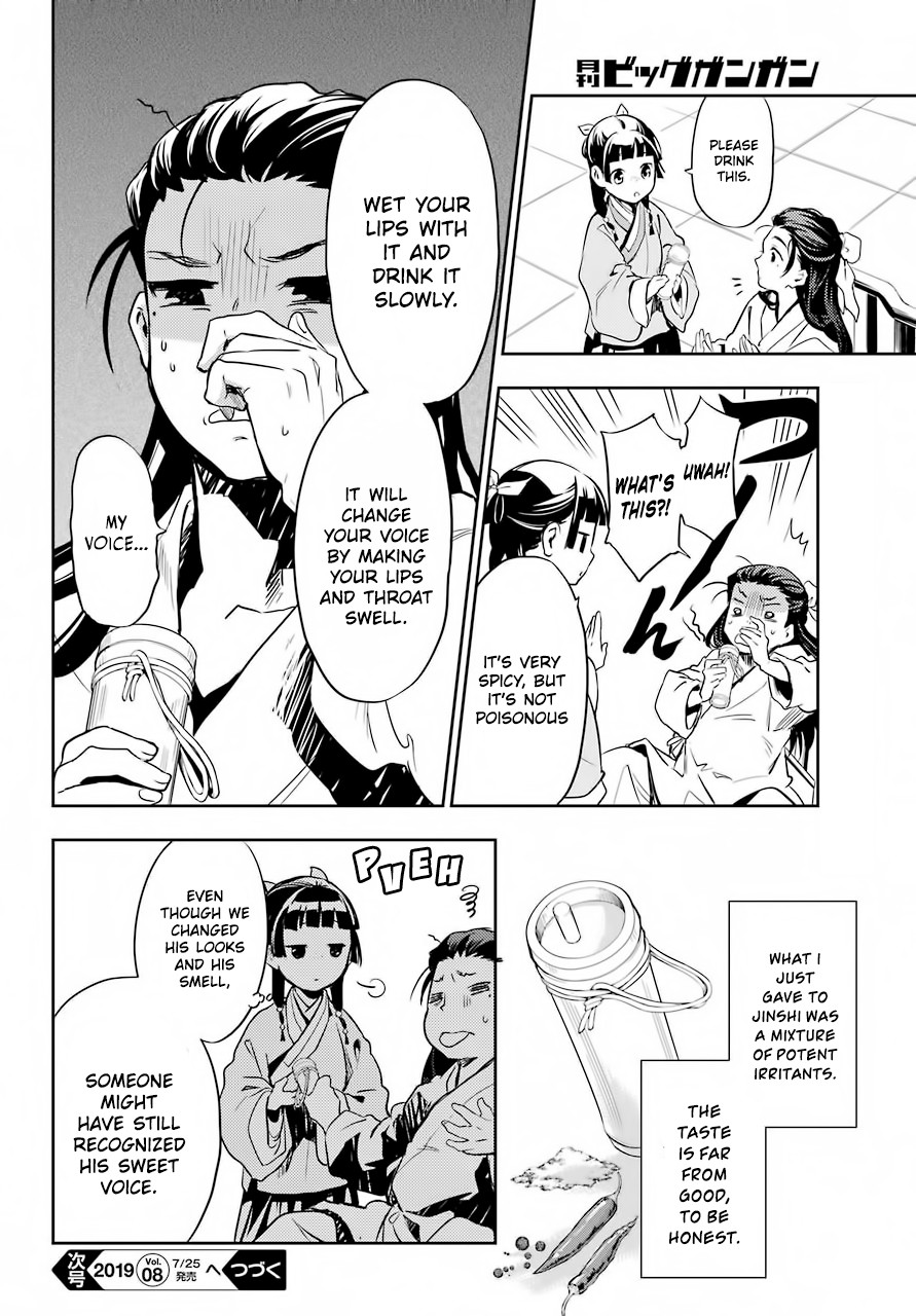 Kusuriya no Hitorigoto Chapter 27 page 22 - Chapter 27: Cosmetics