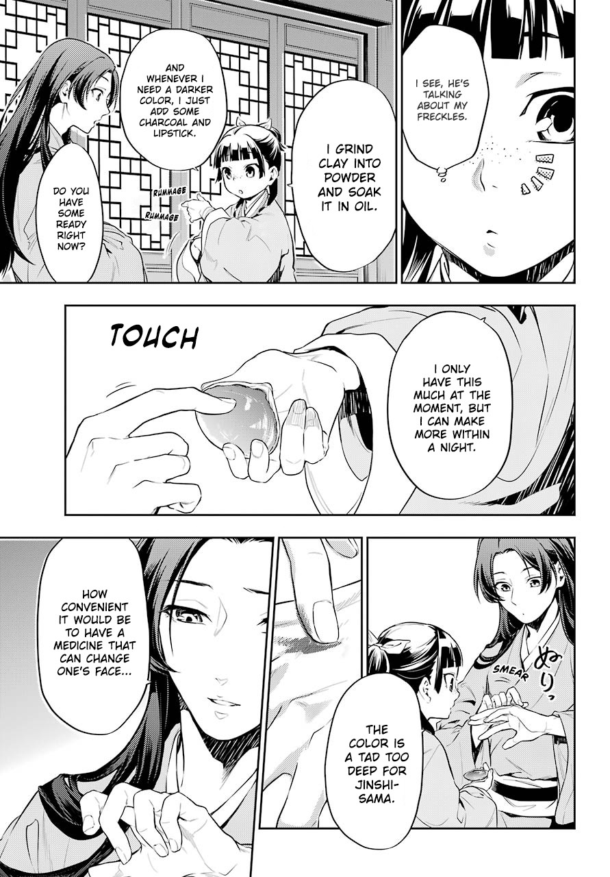 Kusuriya no Hitorigoto Chapter 27 page 5 - Chapter 27: Cosmetics