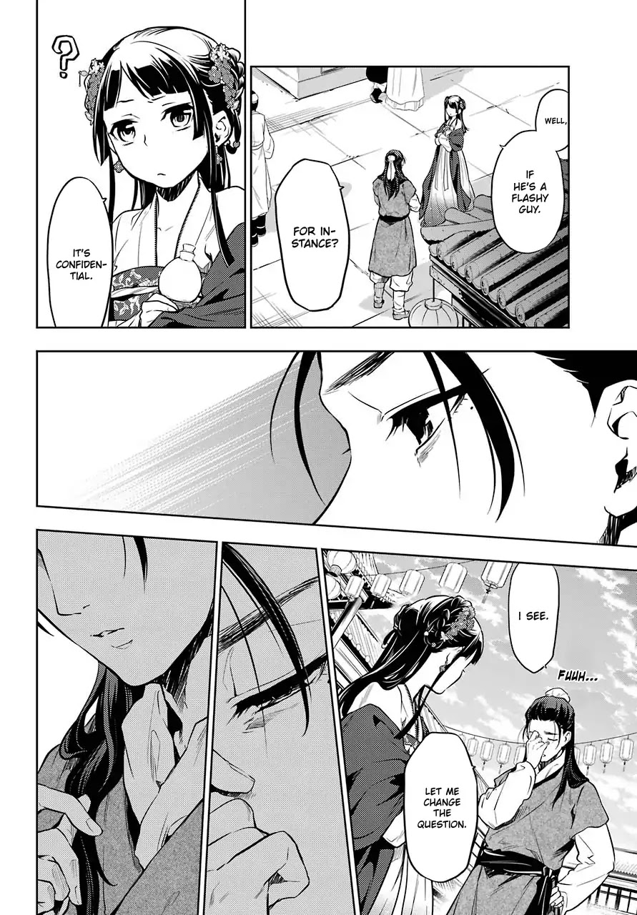 Kusuriya no Hitorigoto Chapter 28.2 page 11 - Chapter 28.2: A Stroll Through The City (Final Part)